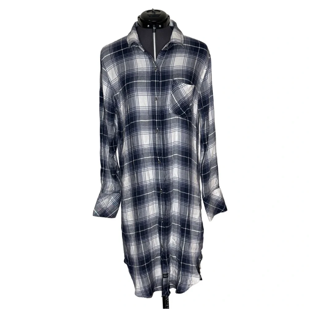 Rails x free people Longline Plaid Flannel Tunic